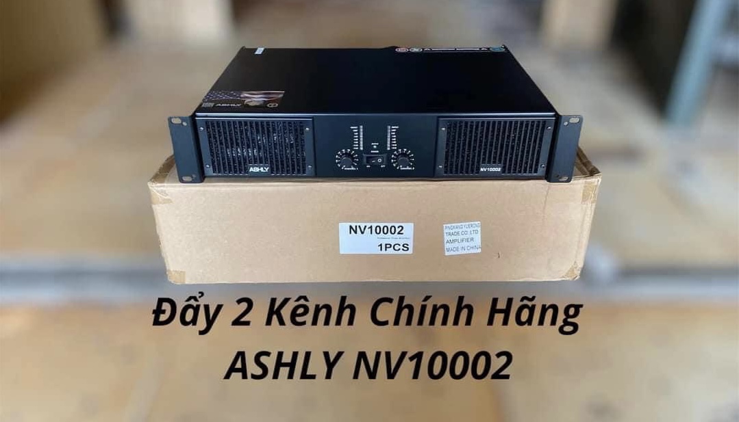 Main ASHLY 2 kênh chính hãng NV10002 bảo hành 2 năm